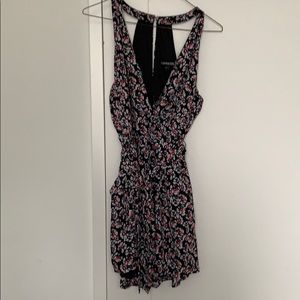 Floral print express romper